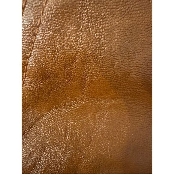 Torrid x Dereon y2k tan camel studded leather jacket y2k 80’s sz 3/3xl plus - Picture 9 of 11